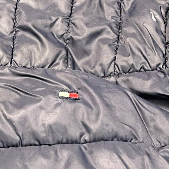 Tommy Hilfiger Color Block Puffer Jacket Mens XL Full Zip Lightweight - Picture 11 of 16